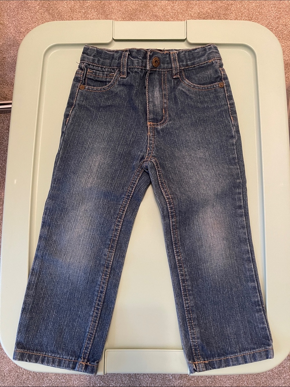 Quiksilver Boys' Indigo Blue Straight-Leg Jeans
